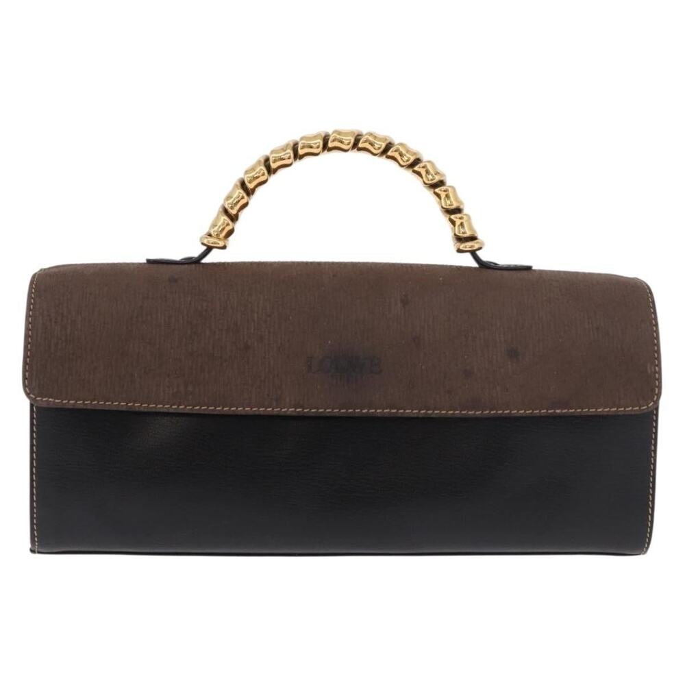Loewe Leather Velazquez Handbag Black